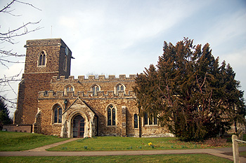 The church seen from the south March 2012